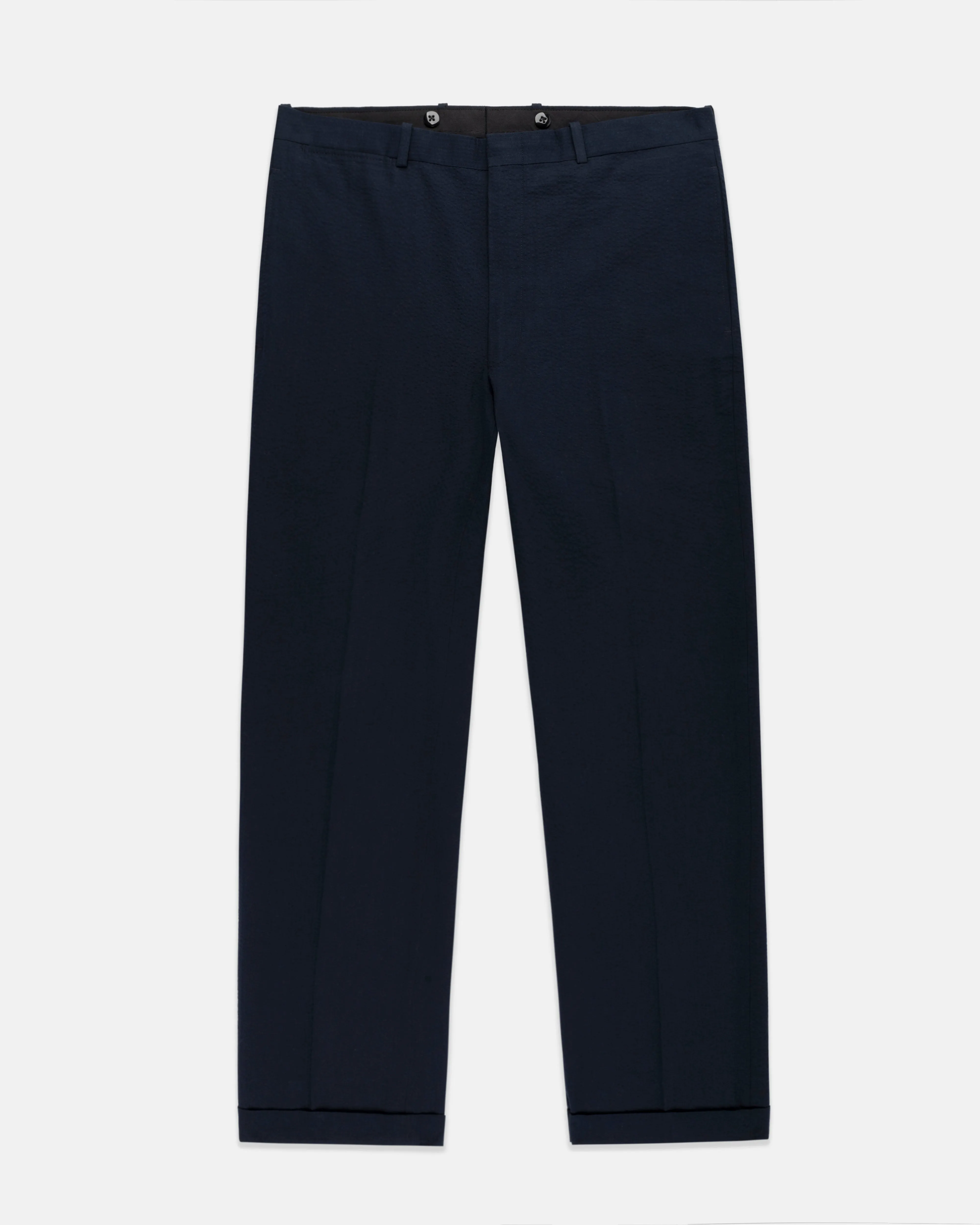 Made-in-Canada Navy Seersucker Trousers sold by J. Press product image thumbnail 2