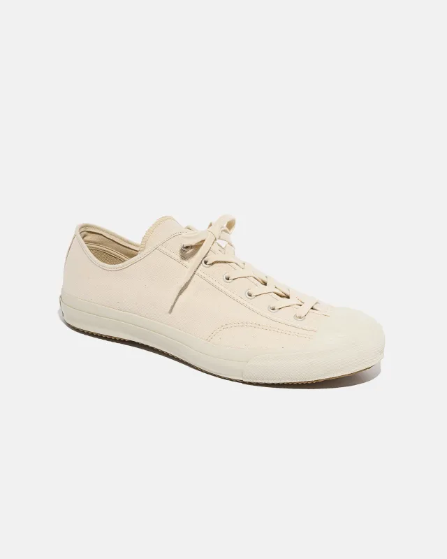 Made-in-Japan White Gym Classic Canvas Sneaker made by Moonstar