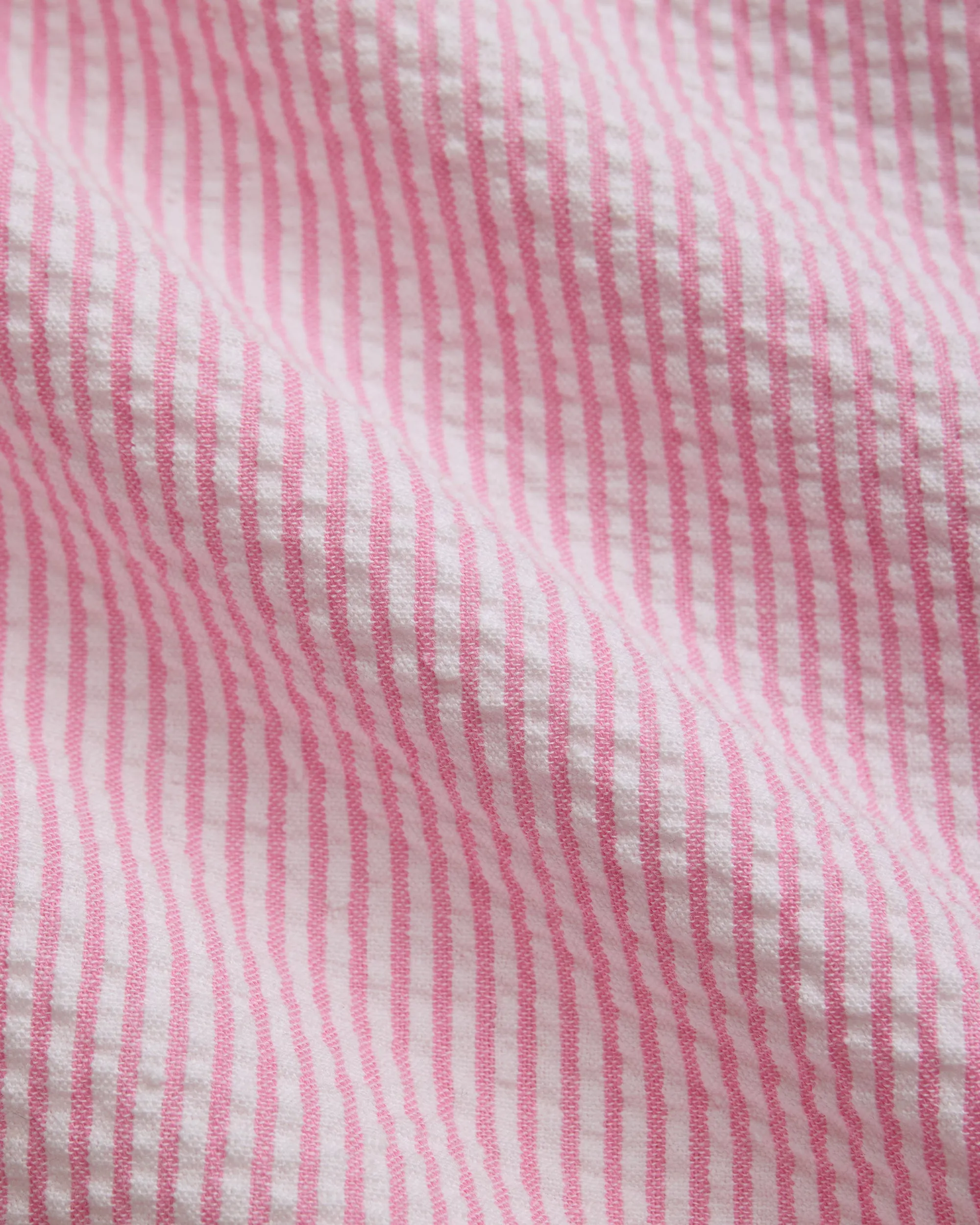 Pink & White Stripe Seersucker Sport Shirt - Classic Fit sold by J. Press product image thumbnail 3
