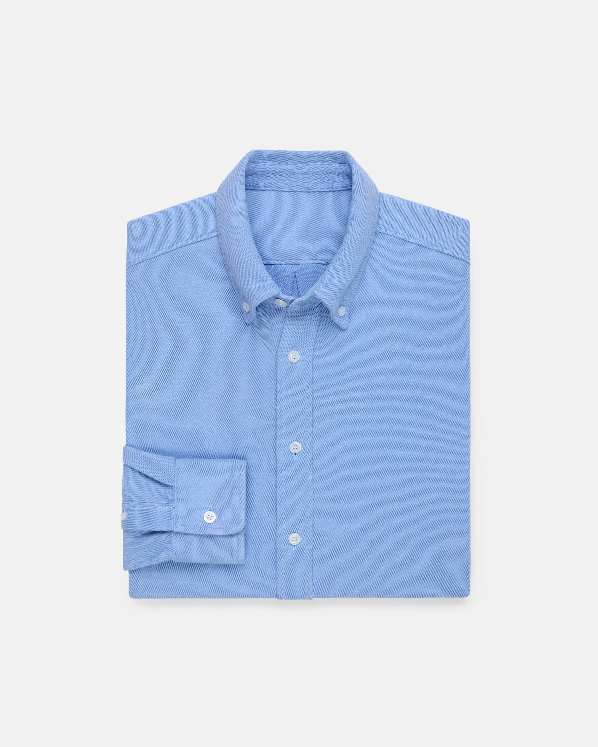 Blue Pique Button Down Shirt sold by J. Press