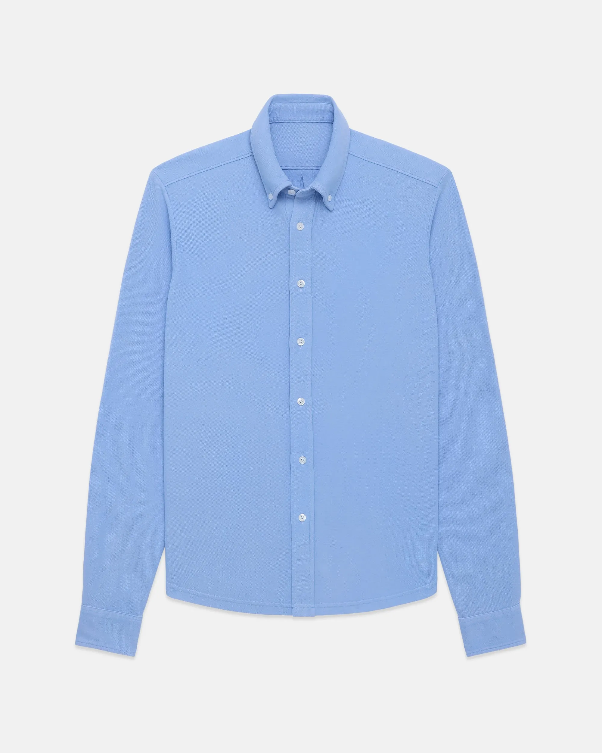 Blue Pique Button Down Shirt sold by J. Press product image thumbnail 2