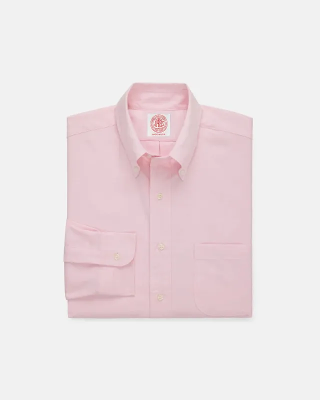 Made-in-USA Pink Oxford Cloth Shirt - Regular Fit made by J. Press
