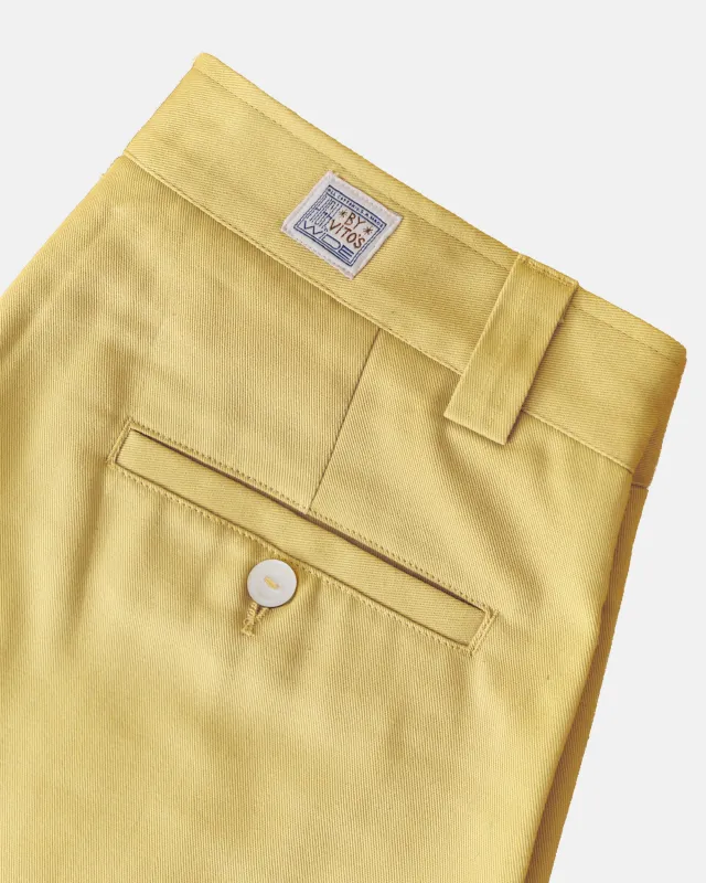 Vito's Maize Yellow High n' Wide Pant made by J. Press