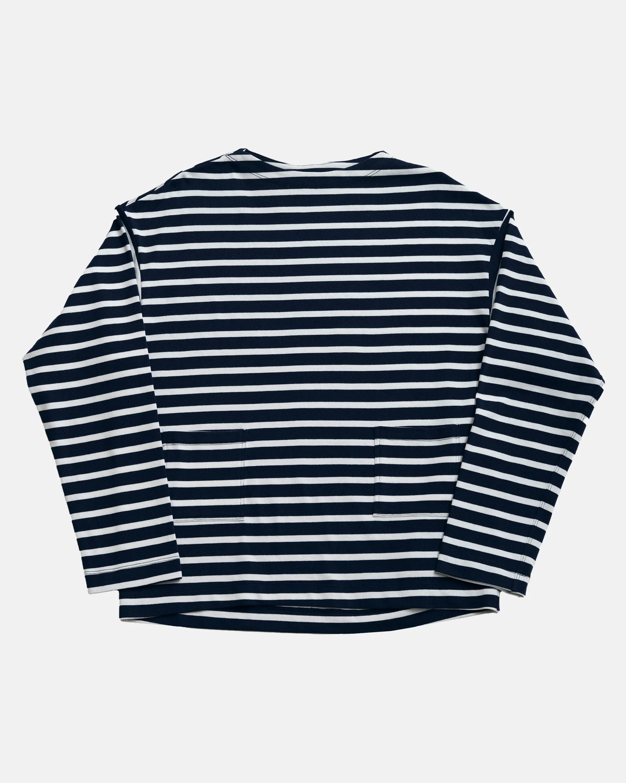 Vito's Blue & White Striped Boatneck Sweatshirt sold by J. Press