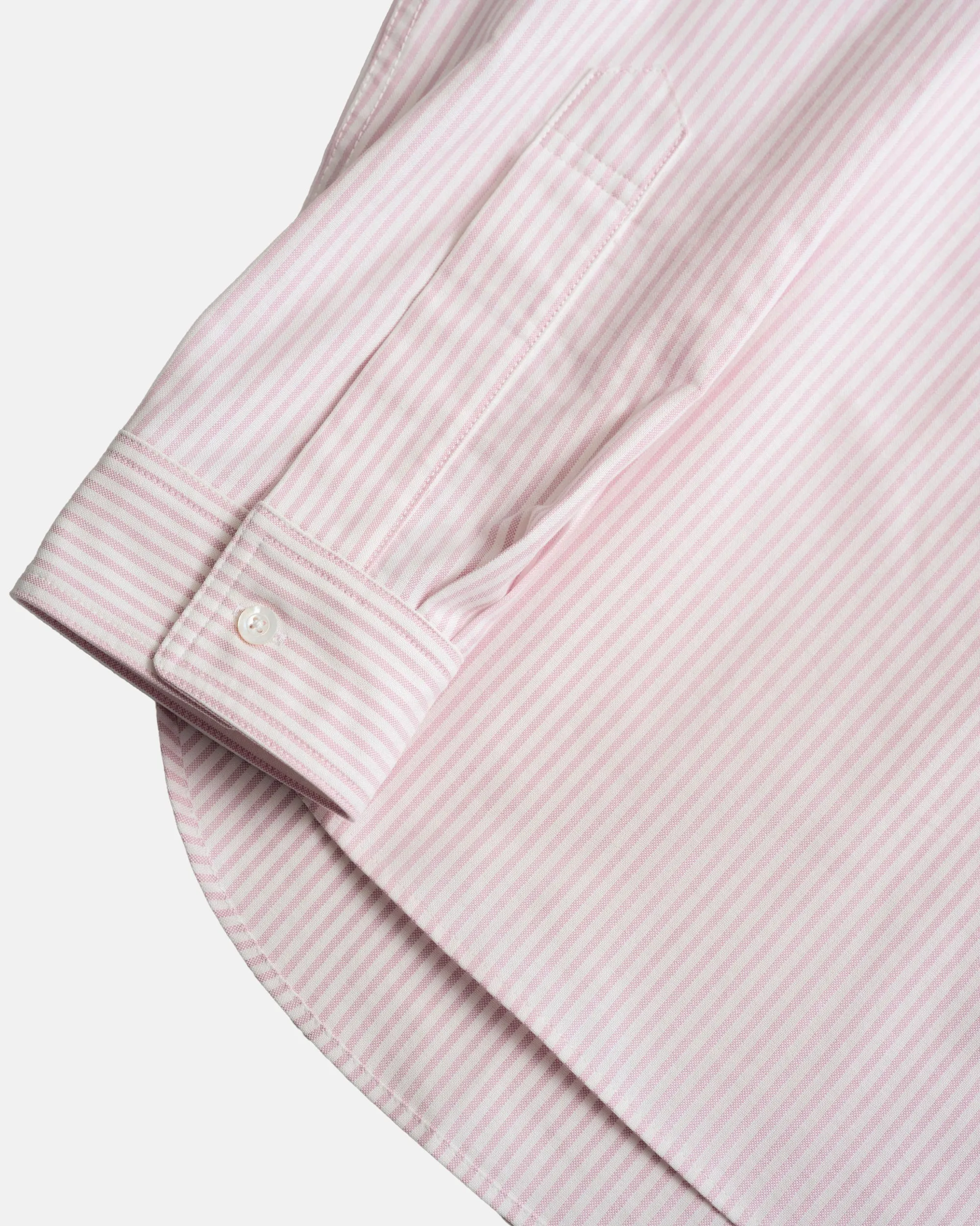 Vito's Pink & White Stripe Popover Oxford Shirt sold by J. Press product image thumbnail 5