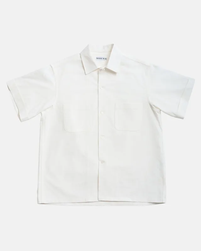 Vito's White Short Sleeve Sport Shirt made by J. Press