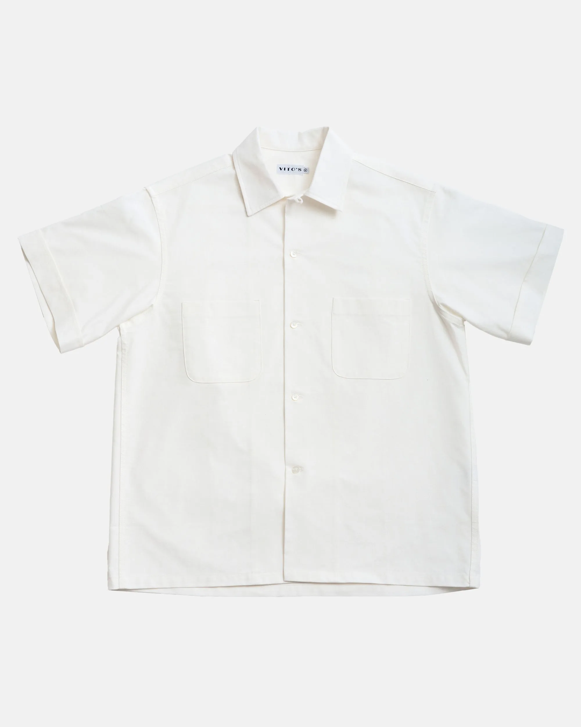 Vito's White Short Sleeve Sport Shirt sold by J. Press