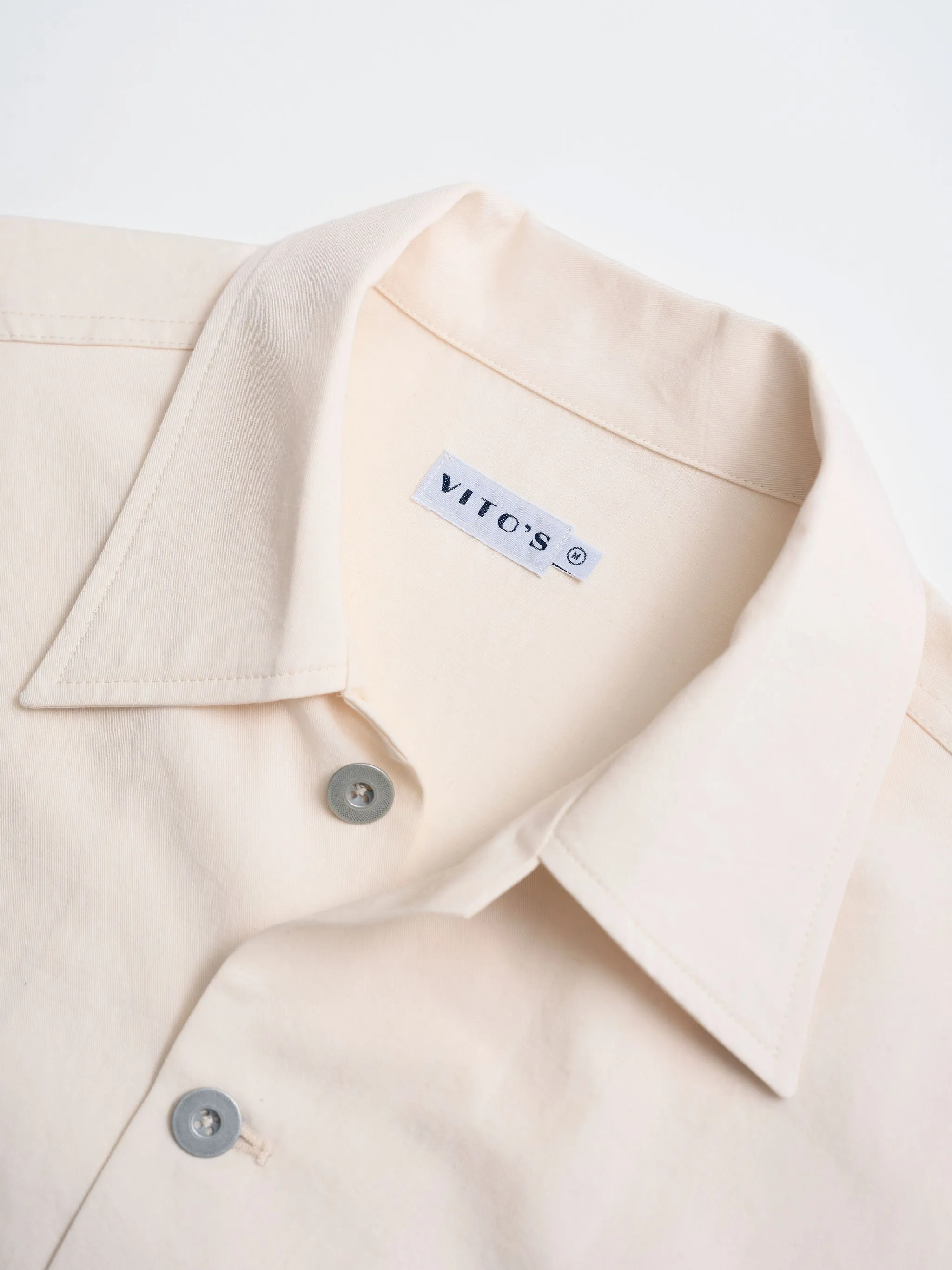 Vito's Stone Cotton/Linen Short Jacket sold by J. Press product image thumbnail 3