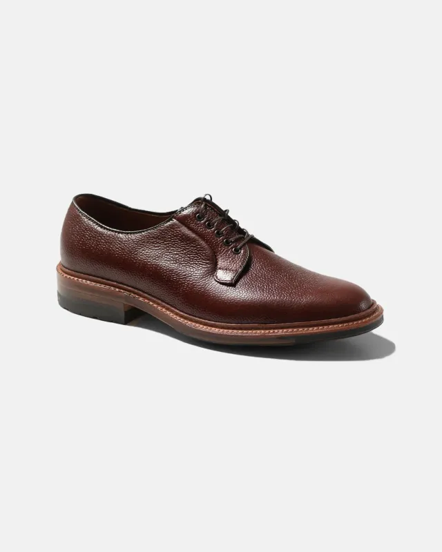 Made-in-USA Brown Scotch Grain Blucher made by Alden