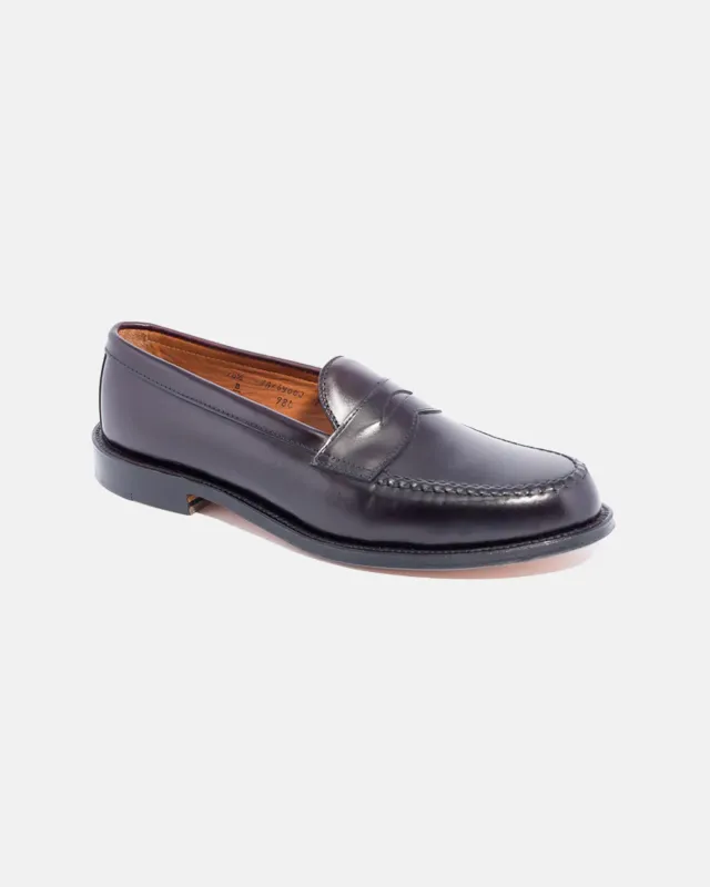Made-in-USA Burgundy Calfskin Leisure Handsewn Loafer made by Alden