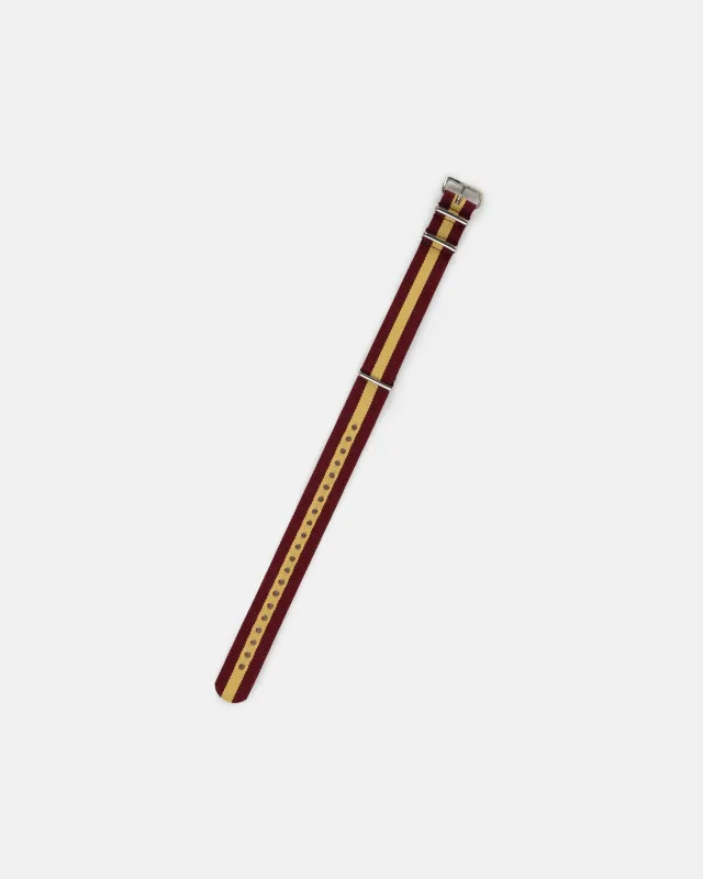 Royal Regiment of Fusiliers Stripe Nylon Watch Strap made by J. Press