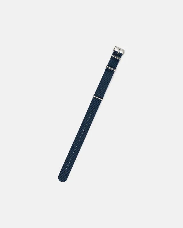 Navy Nylon Watch Strap made by J. Press