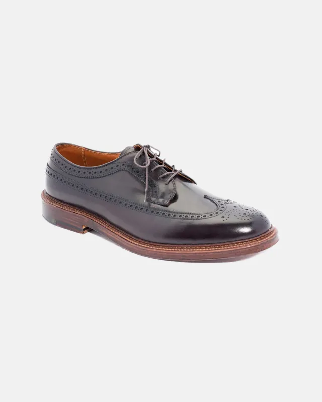 Made-in-USA Brown Calfskin Longwing Blucher made by Alden