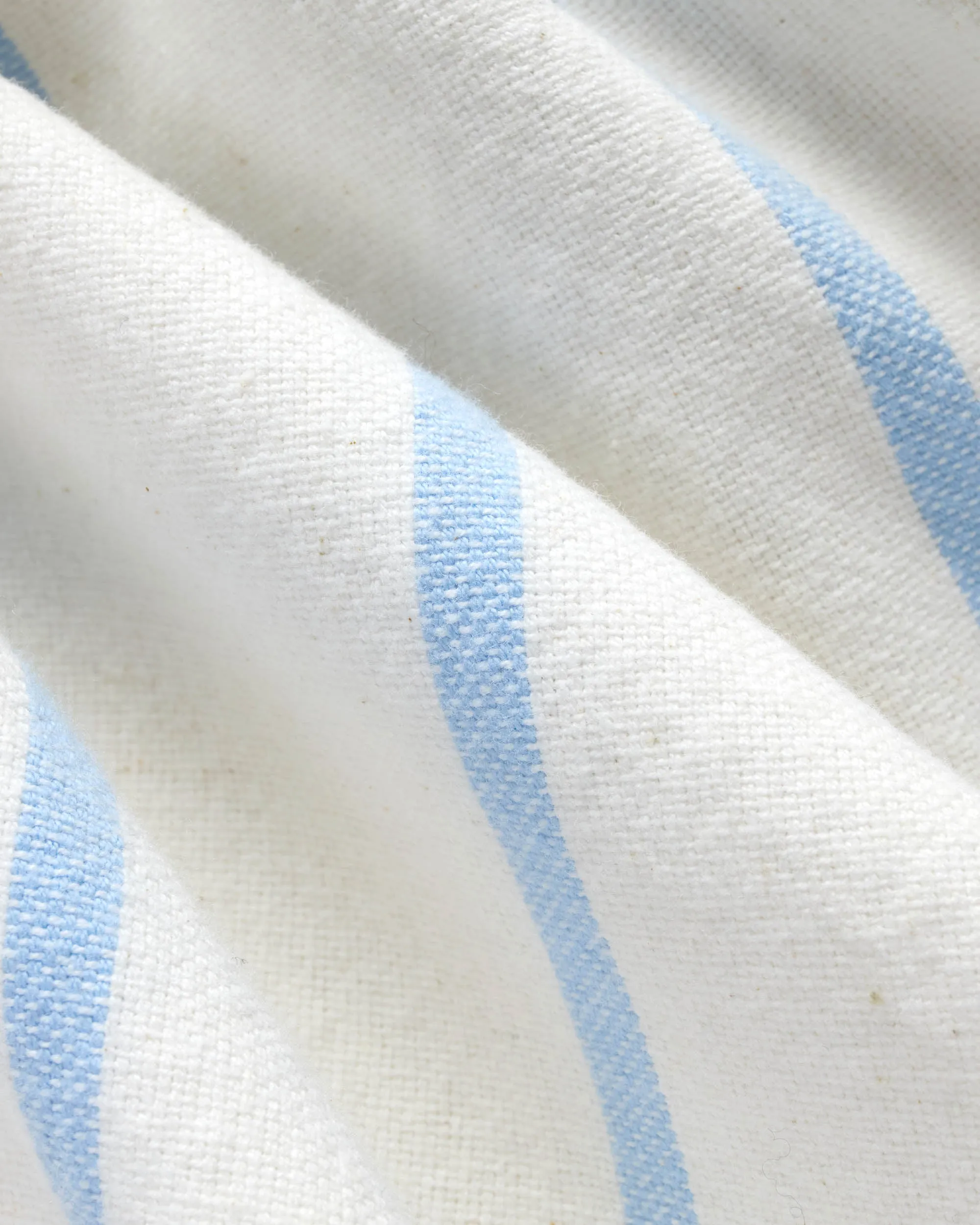 Light Blue Woven Stripe Brushed Button Down Sport Shirt sold by J. Press product image thumbnail 3