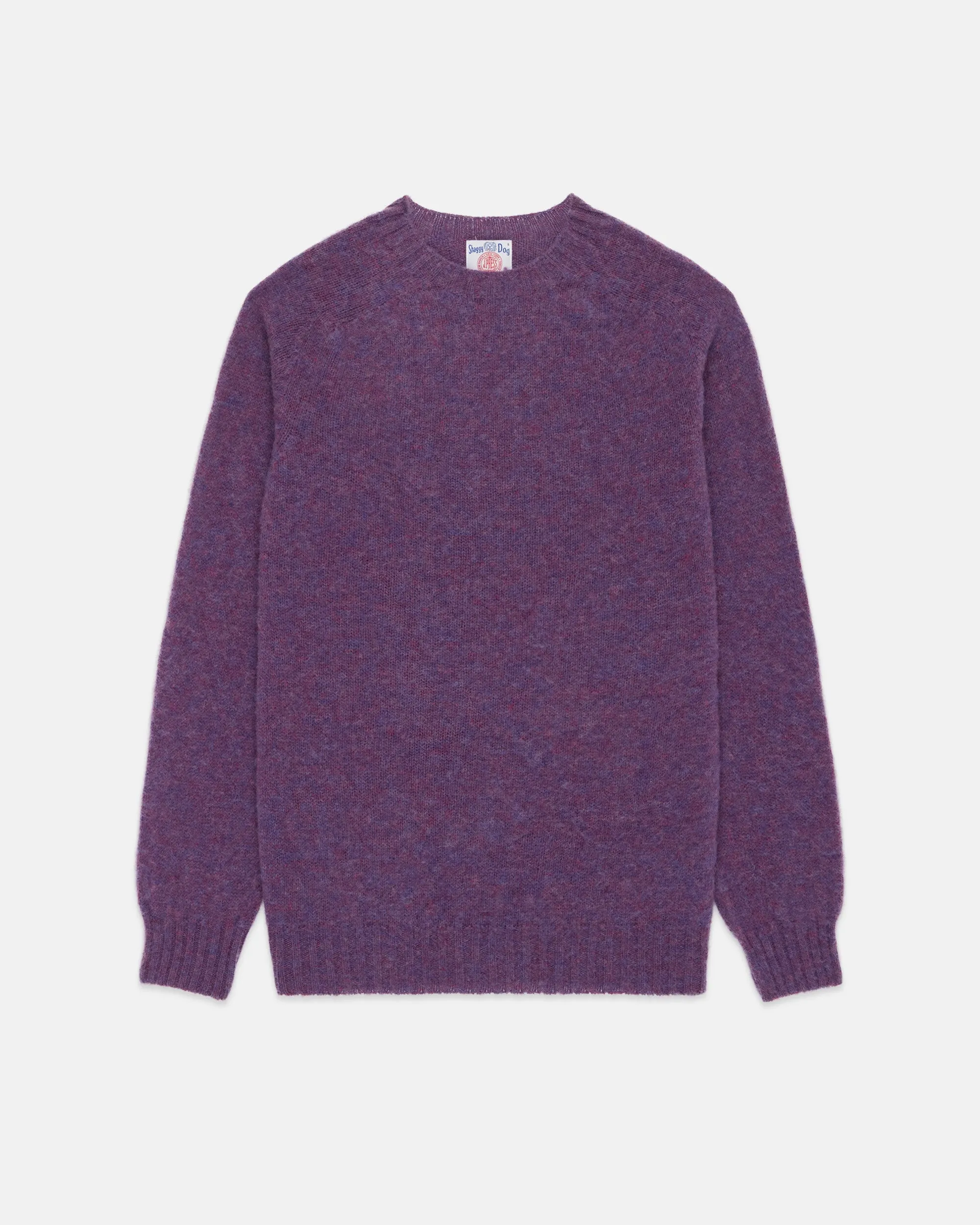 Made-in-Scotland Purple Shaggy Dog Sweater - Trim Fit sold by J. Press product image thumbnail 2
