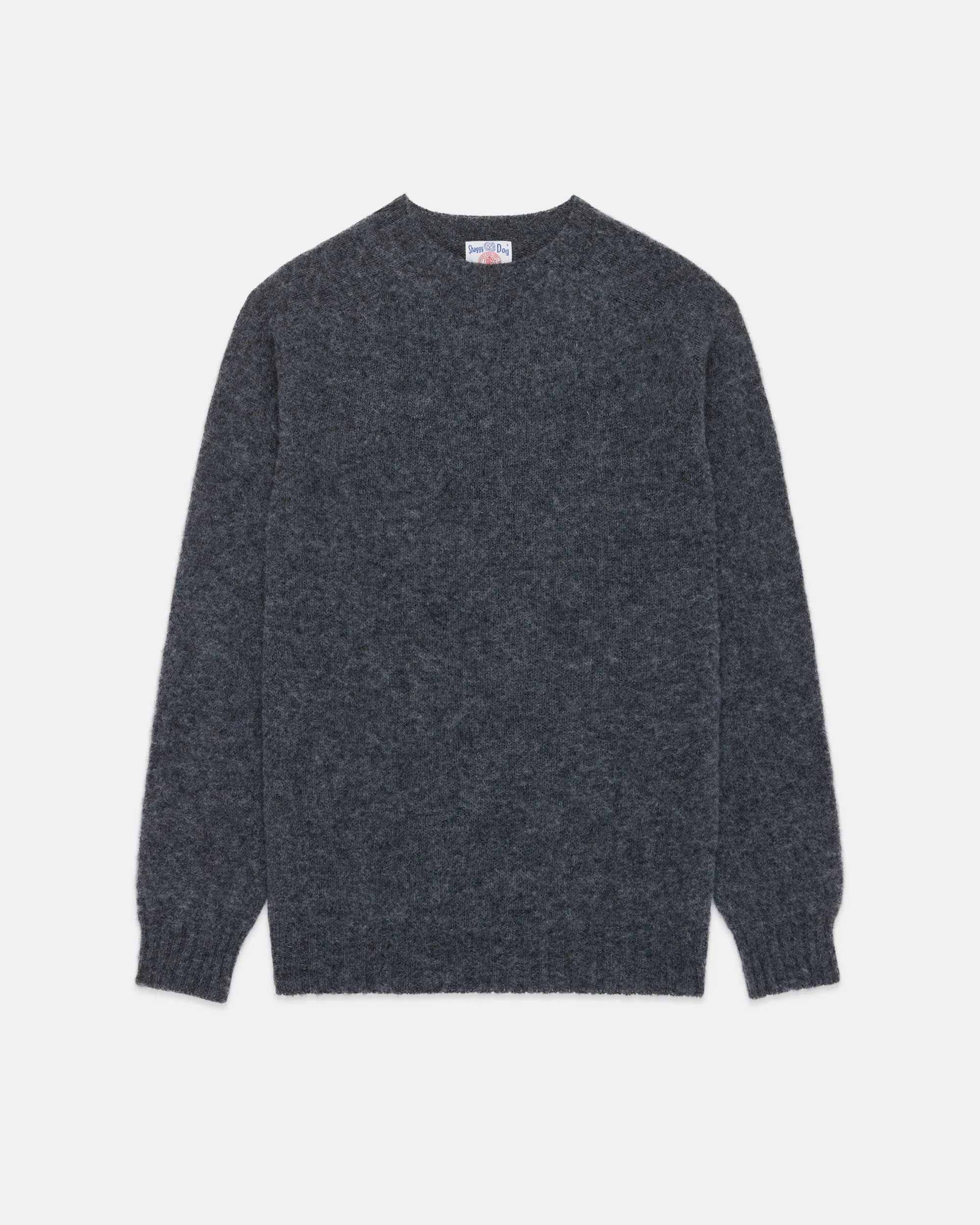 Made-in-Scotland Medium Grey Shaggy Dog Sweater - Trim Fit sold by J. Press product image thumbnail 2