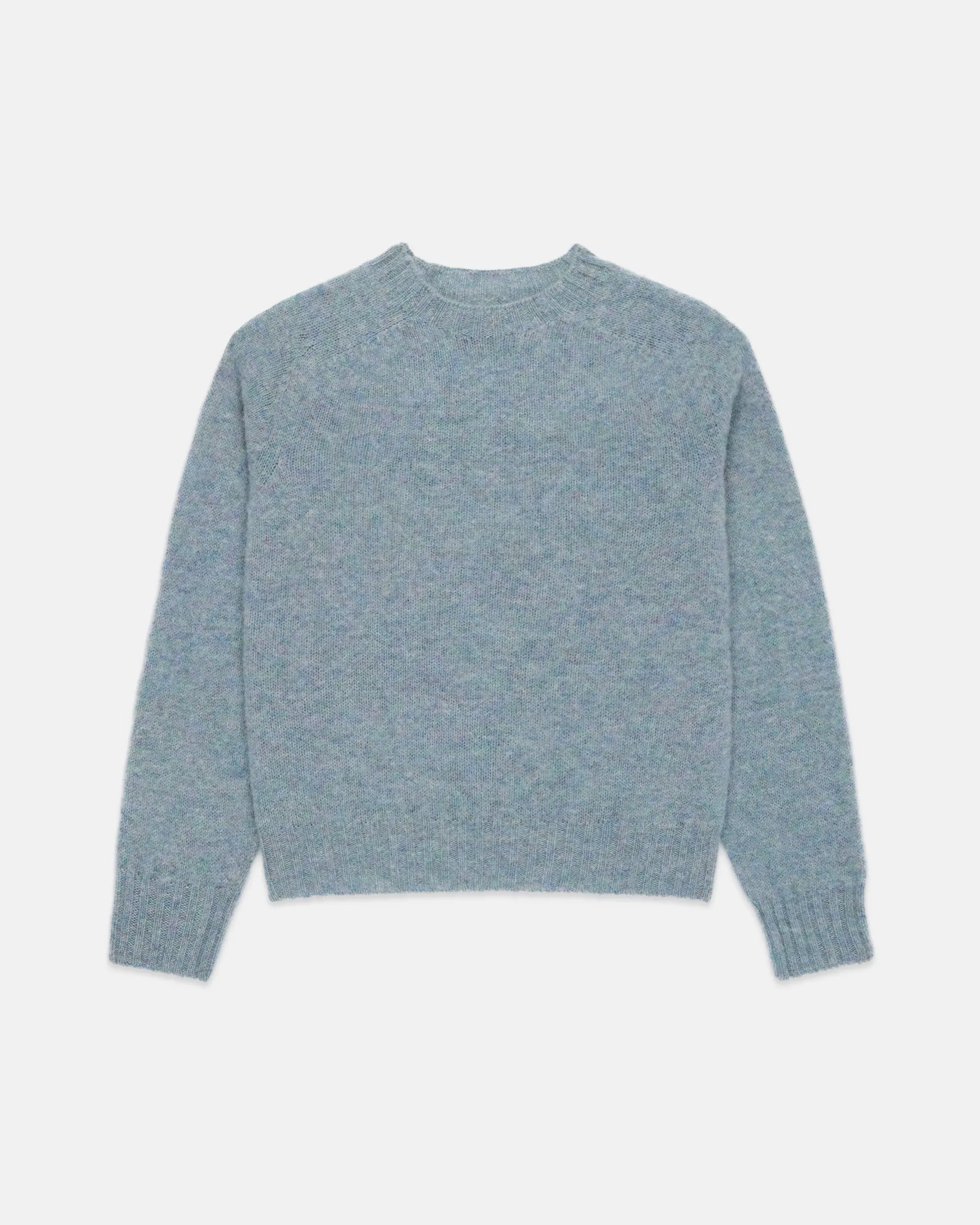 Made-in-Scotland Women's Light Blue Shaggy Dog Sweater sold by J. Press product image thumbnail 2