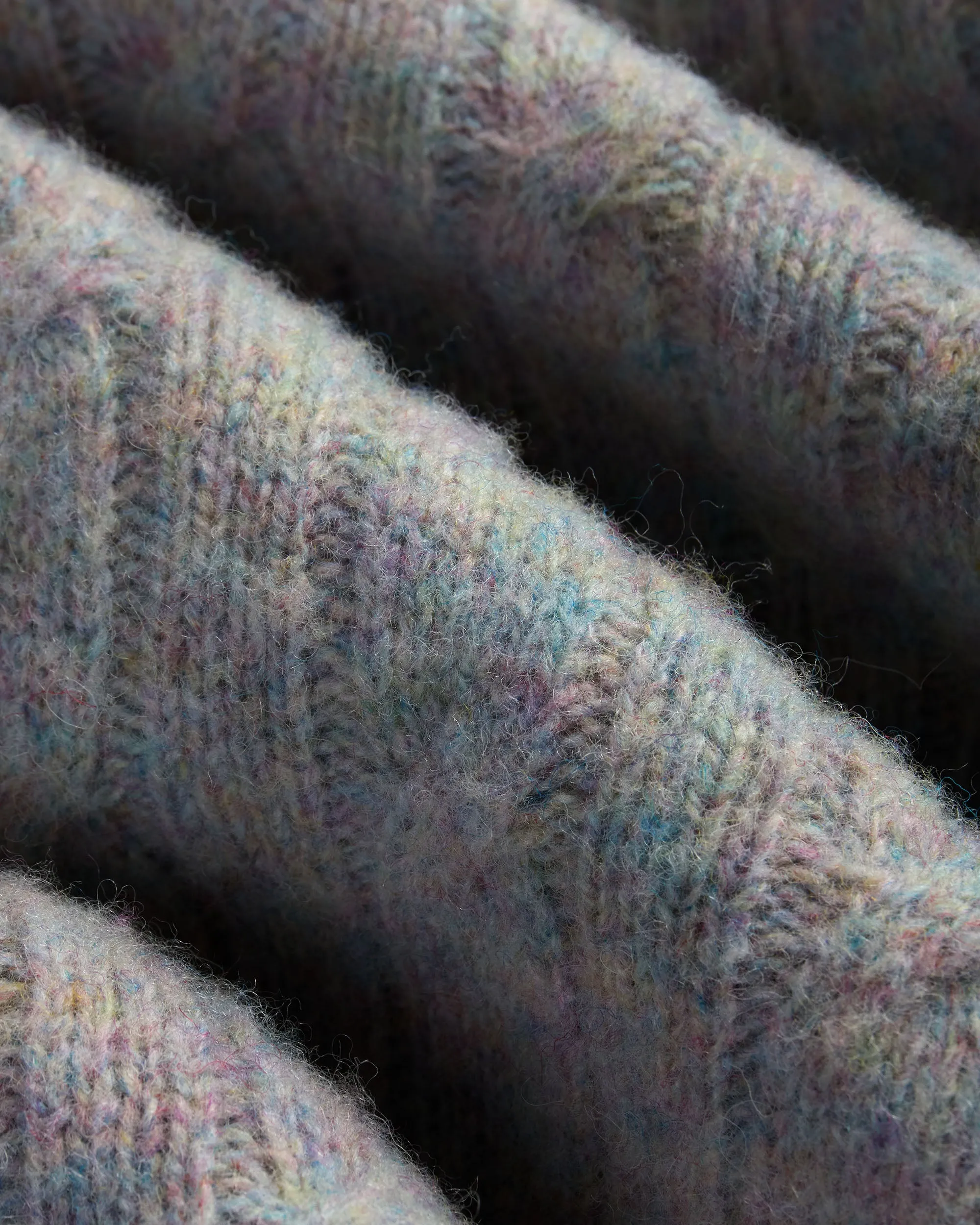 Made-in-Scotland Cotton Candy Shaggy Dog Cable Knit Sweater - Classic Fit sold by J. Press product image thumbnail 3