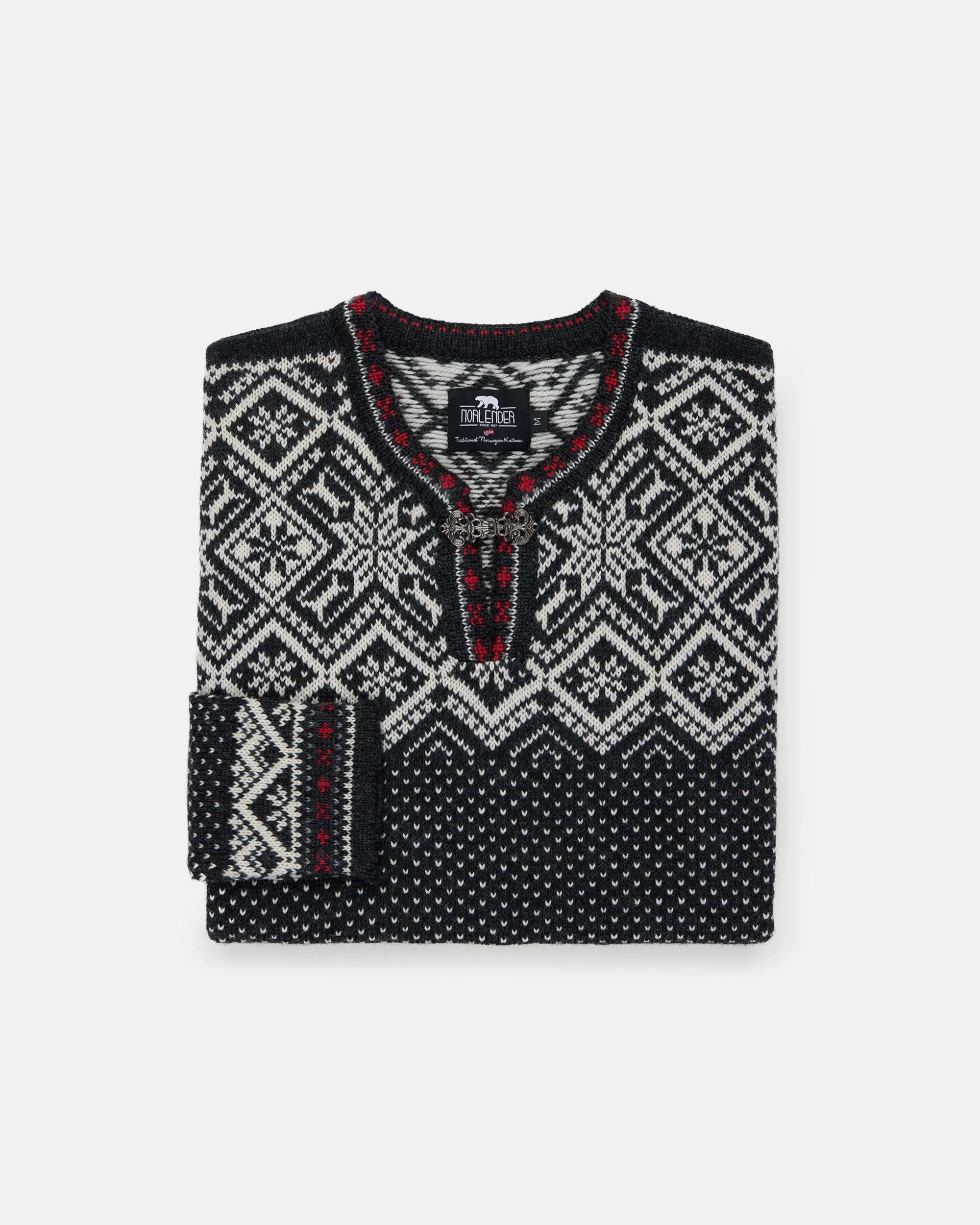 Made-in-Norway Norwegian Lusekofte Sweater sold by J. Press