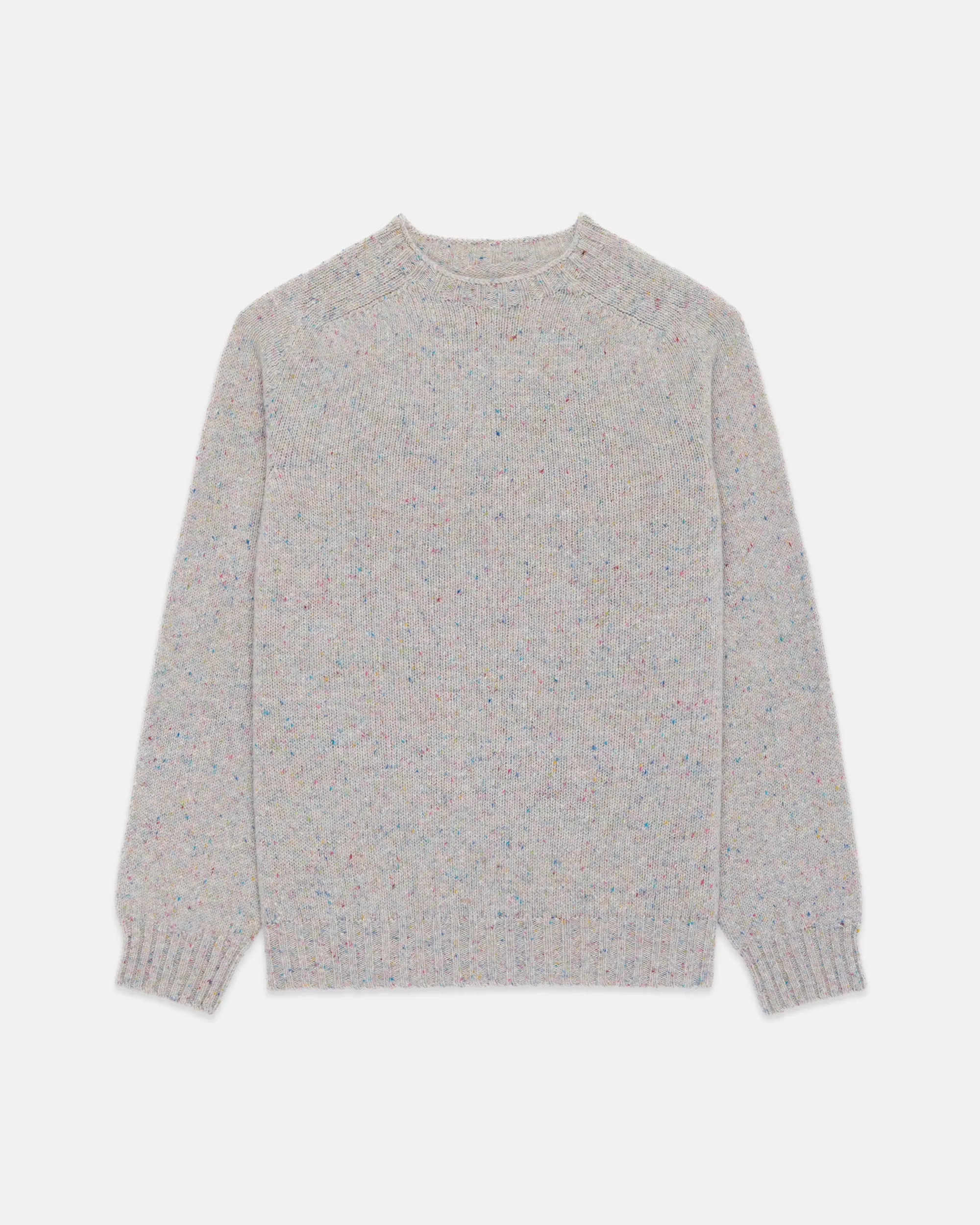 Made-in-Scotland Cotton Candy Donegal Crew Neck Sweater sold by J. Press product image thumbnail 2