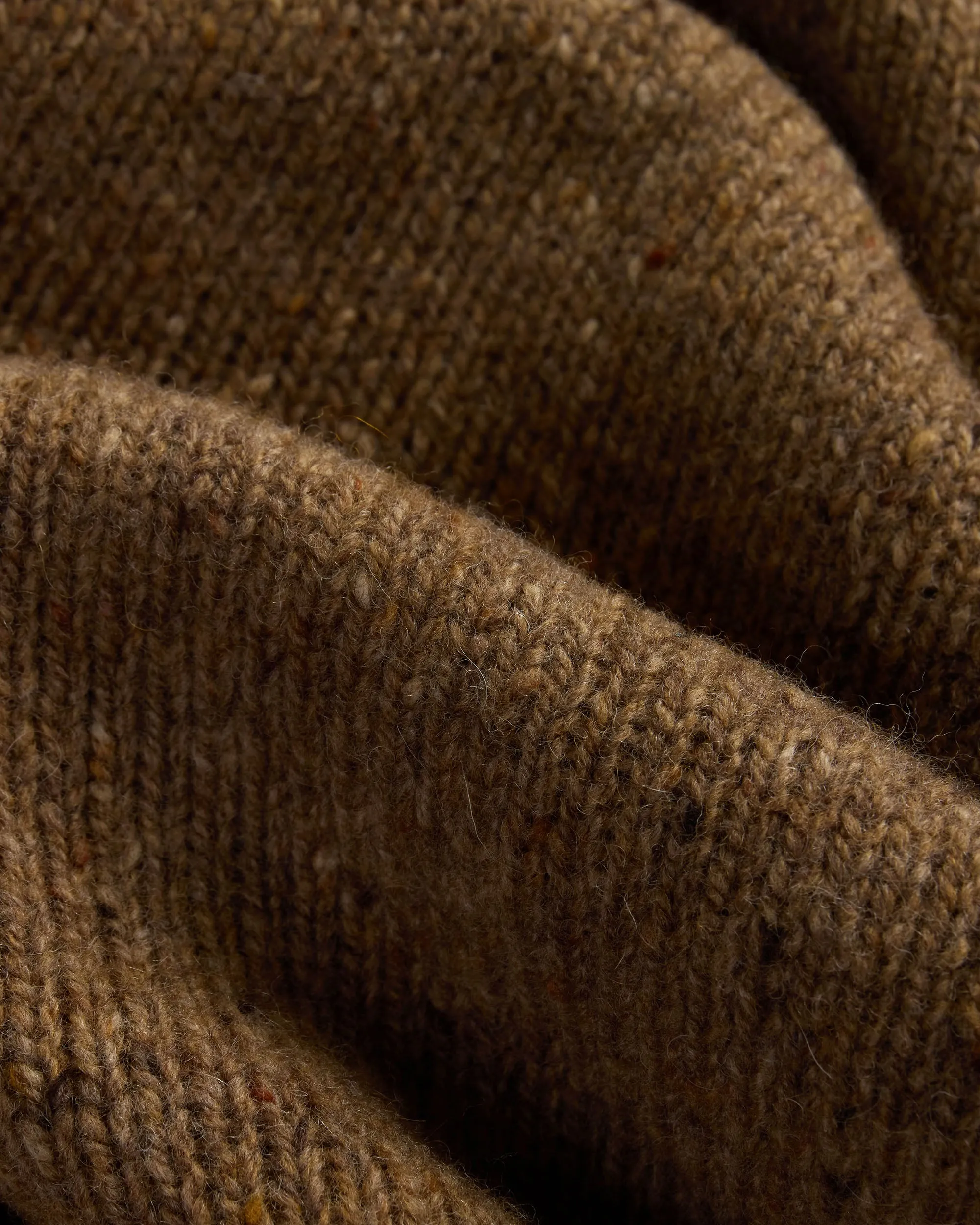 Made-in-Scotland Brown Donegal Crew Neck Sweater sold by J. Press product image thumbnail 3