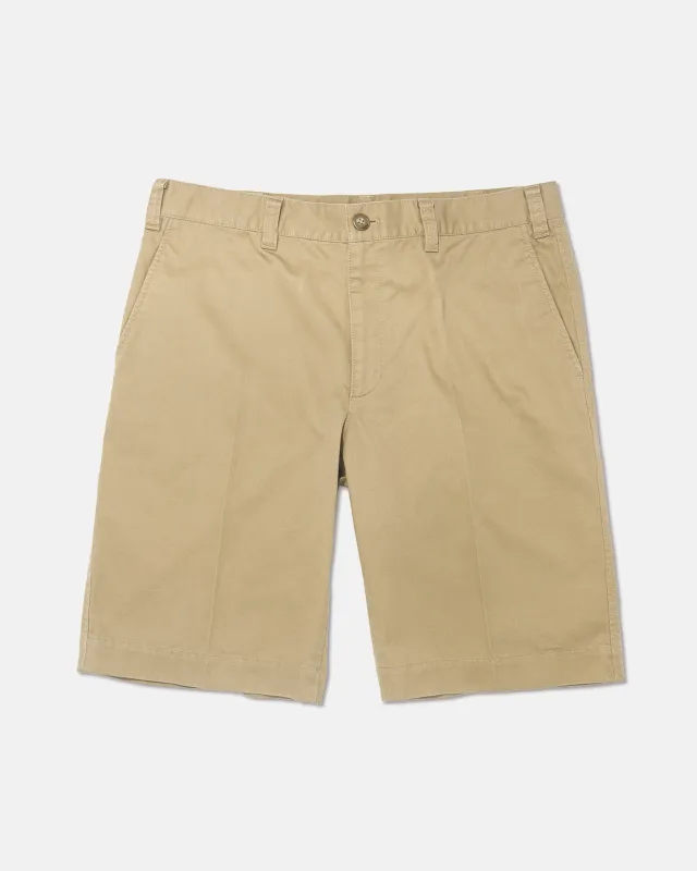 COTTON CHINO SHORTS - KHAKI made by J. Press