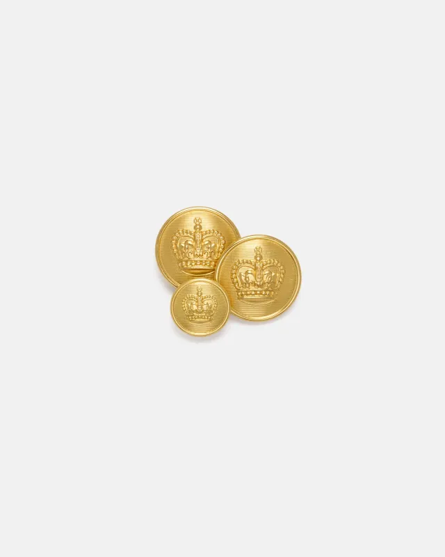 Crown Motif Blazer Buttons made by J. Press