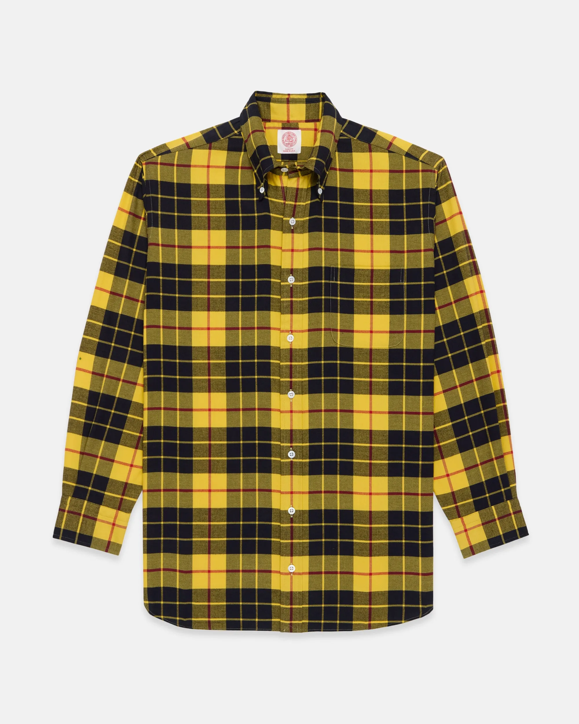 Made-in-USA Dress MacLeod Tartan Flannel Sport Shirt - Classic Fit sold by J. Press product image thumbnail 2