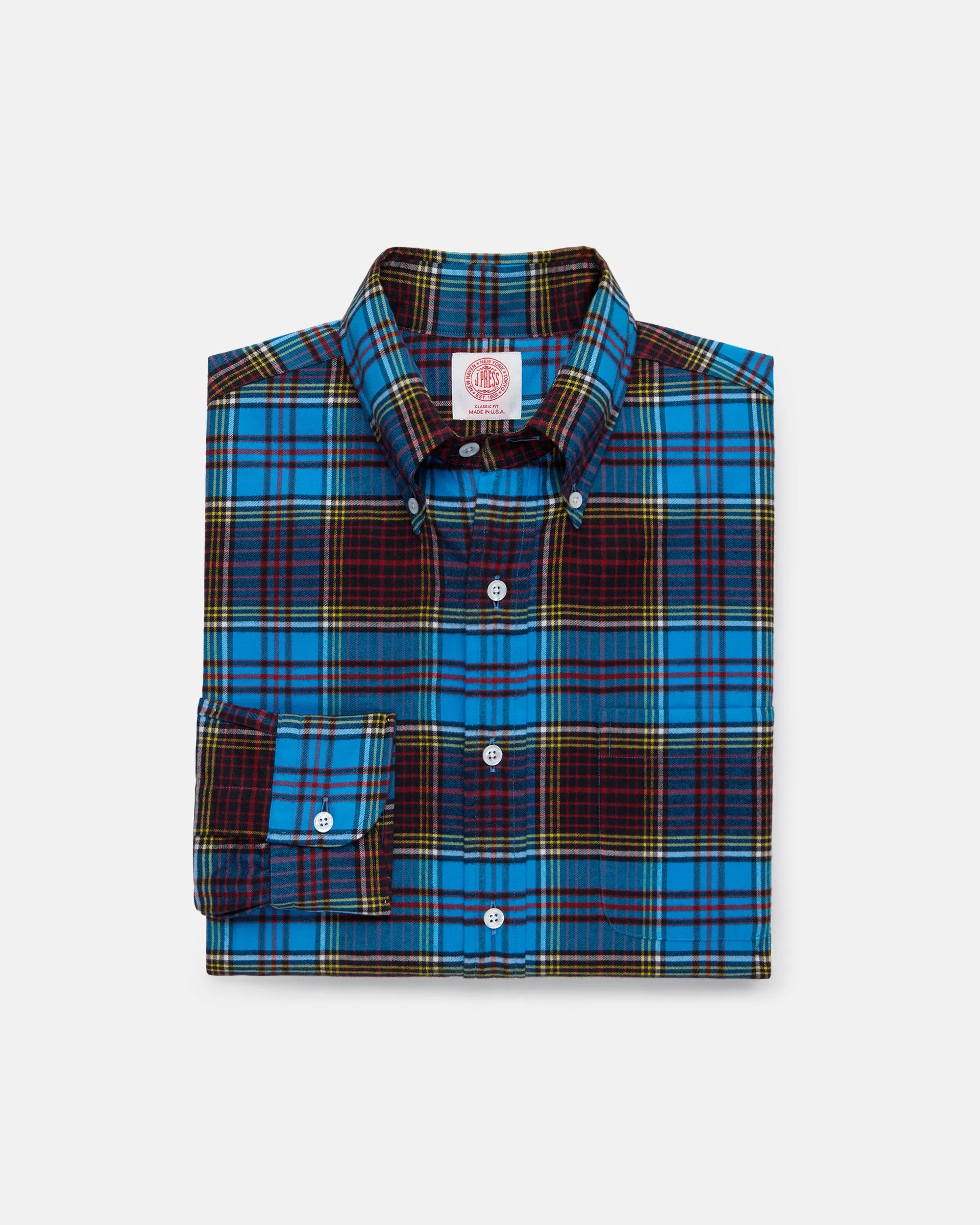 Made-in-USA Anderson Tartan Flannel Sport Shirt - Classic Fit sold by J. Press