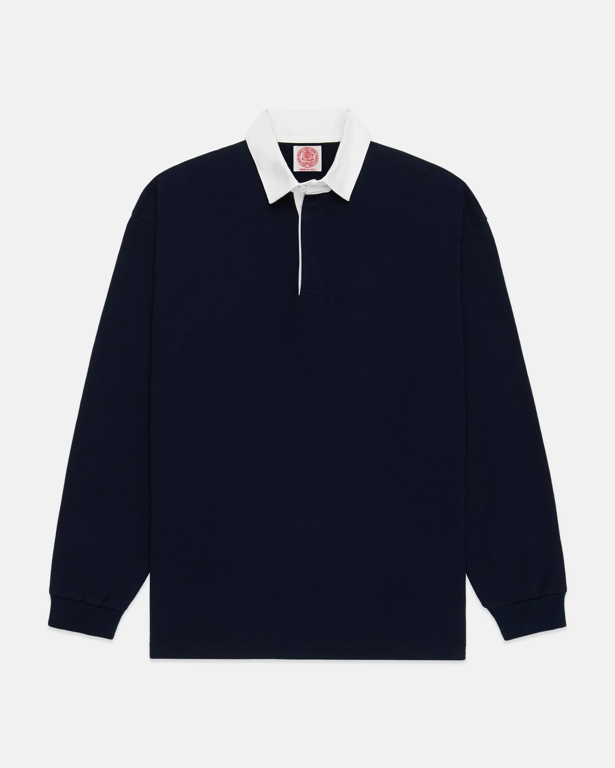 Made-in-USA Navy Cotton Rugby sold by J. Press product image thumbnail 2