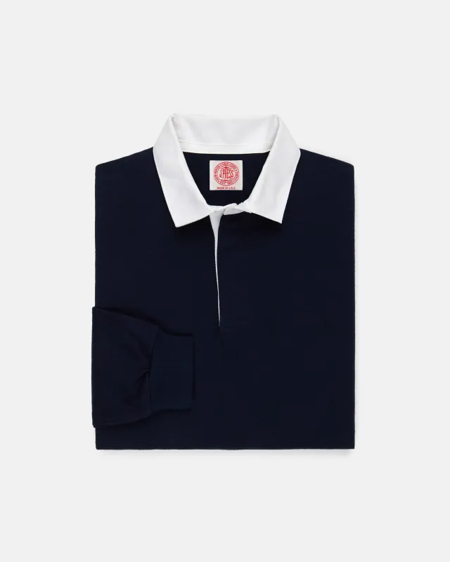 Made-in-USA Navy Cotton Rugby made by J. Press