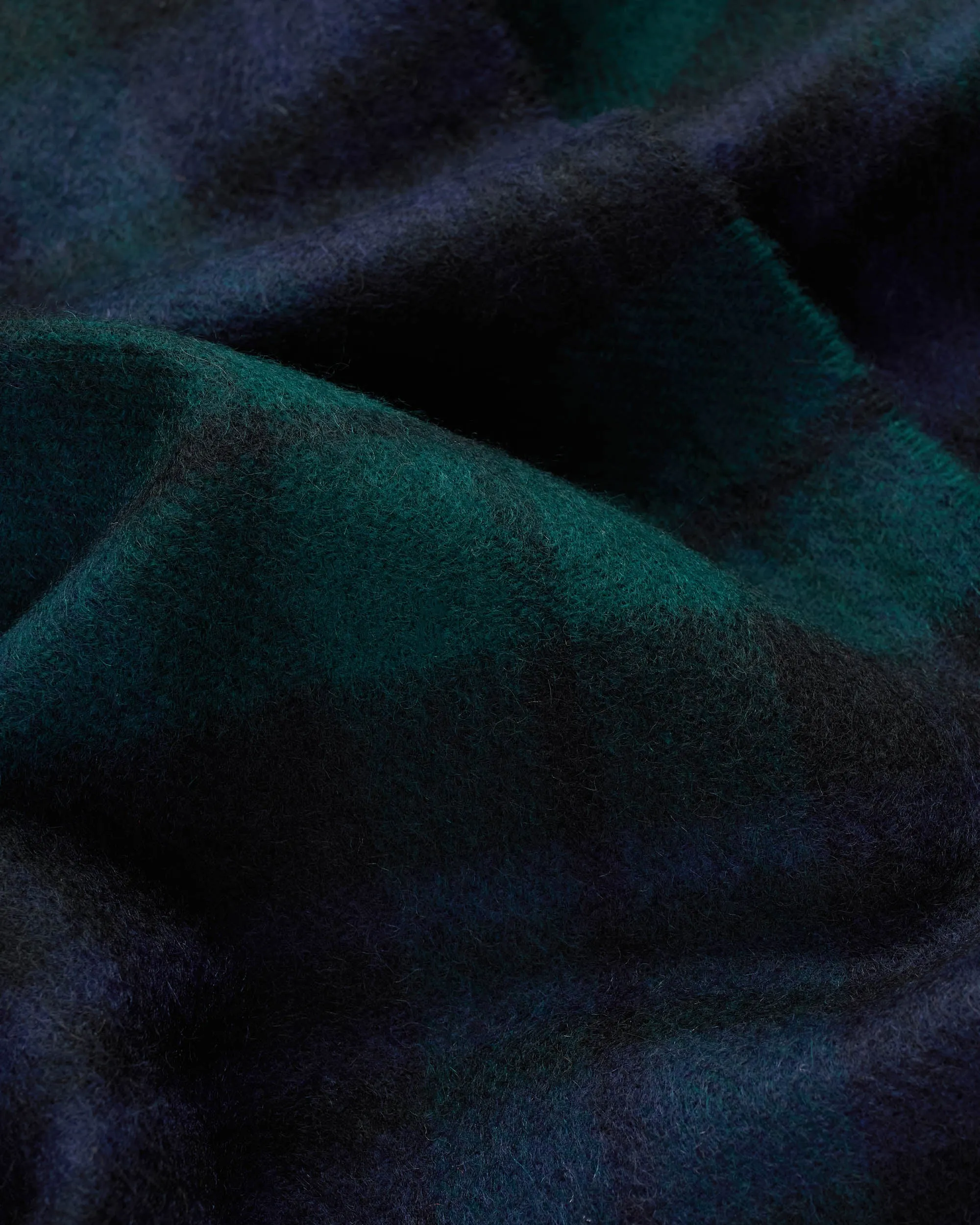 Made-in-Scotland Blackwatch Tartan Cashmere Muffler sold by J. Press product image thumbnail 3