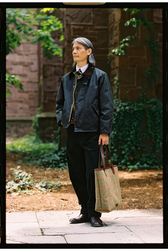 Barbour Navy Transport Wax Jacket made by Barbour