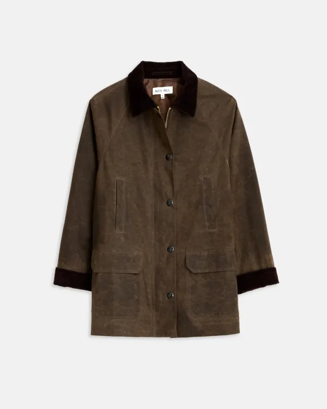 Women's Brown Chiltern Street Jacket made by Alex Mill