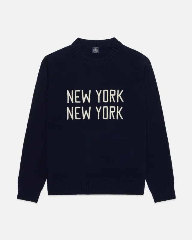 Made-in-England "New York New York" Duke of Devonshire Sweater made by J. Press