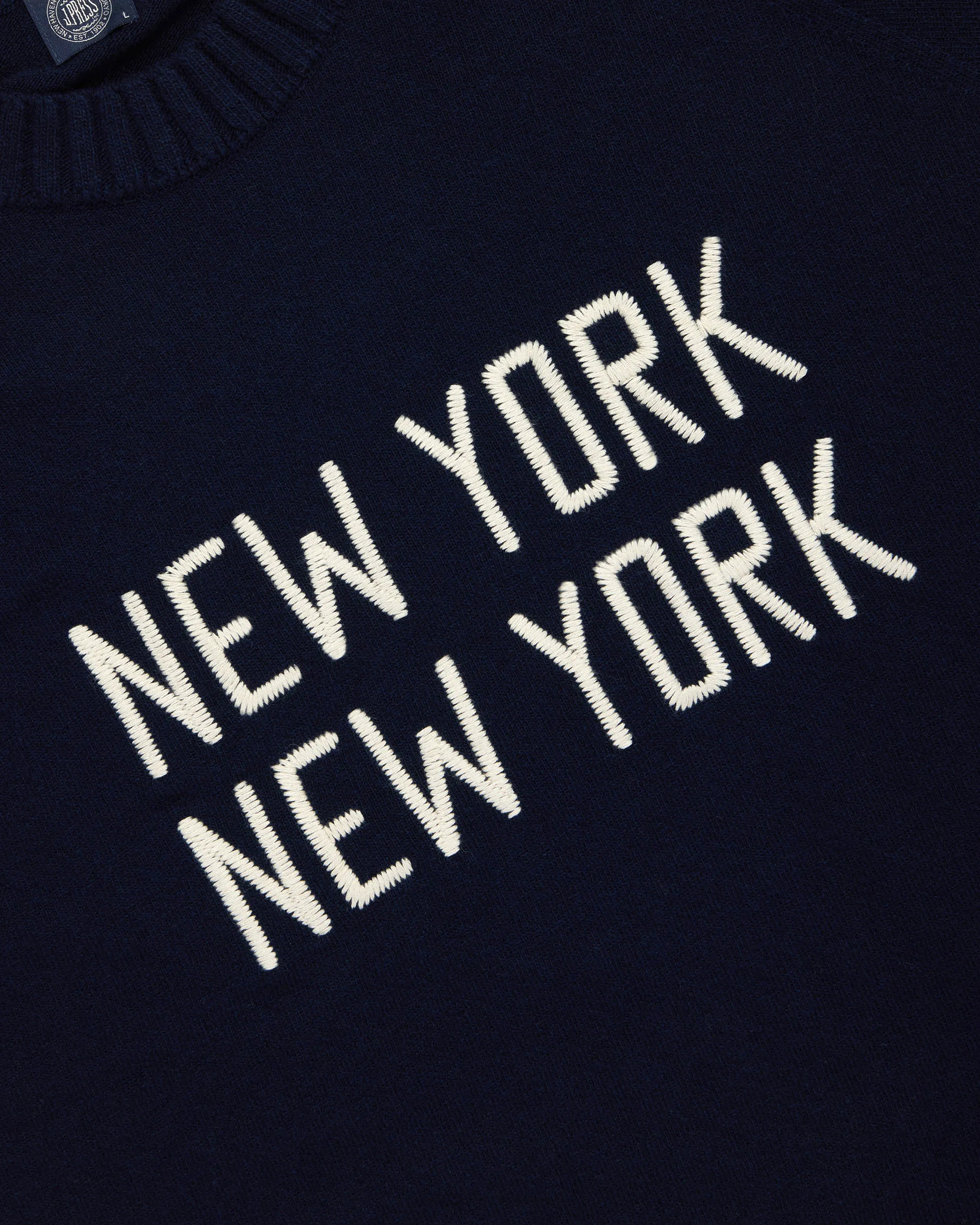 Made-in-England "New York New York" Duke of Devonshire Sweater sold by J. Press product image thumbnail 2