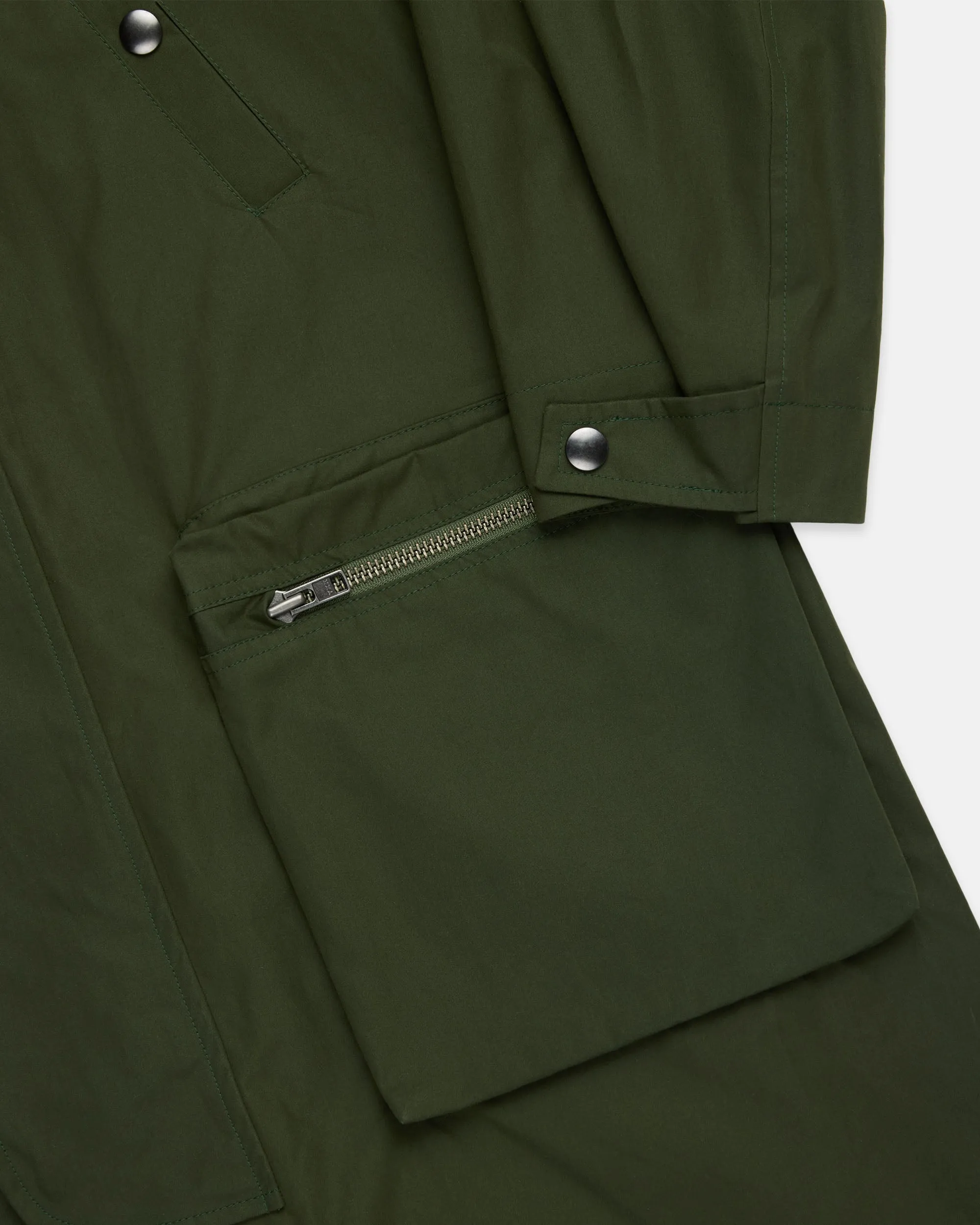 Made-in-England Olive Ventile Cotton Stanley Parka sold by J. Press product image thumbnail 4