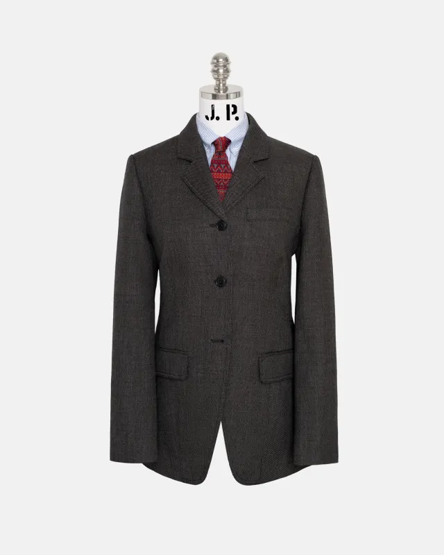 Women's Brown Primrose Blazer made by Alex Mill