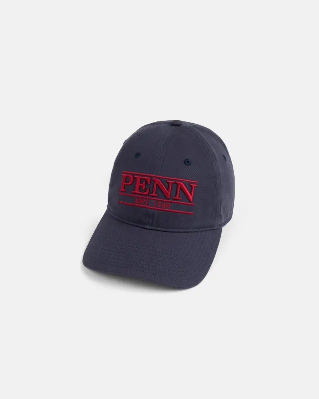 University of Pennsylvania Three Bar Dad Hat made by J. Press