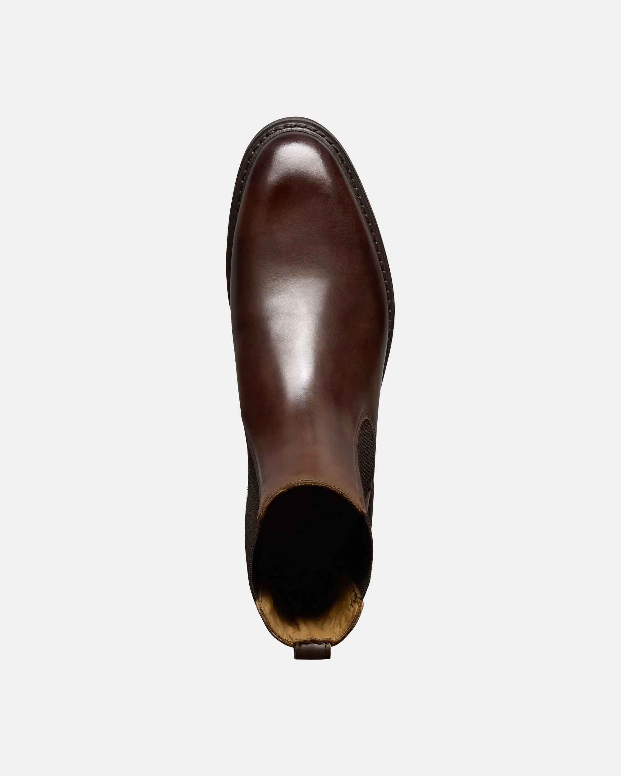 Made-in-USA Allen Edmonds Dark Brown Reed Chelsea Boot sold by J. Press product image thumbnail 4