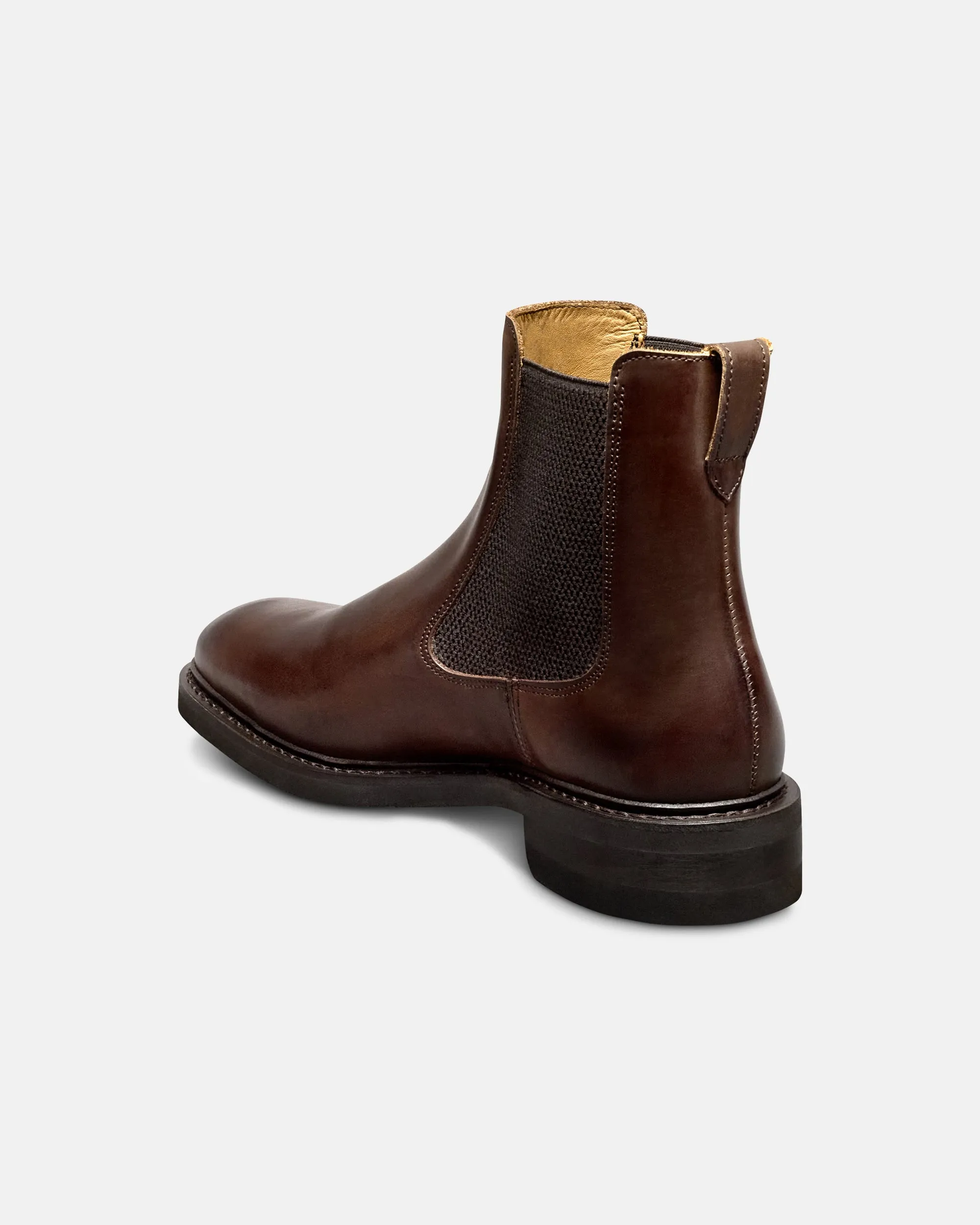 Made-in-USA Allen Edmonds Dark Brown Reed Chelsea Boot sold by J. Press product image thumbnail 3