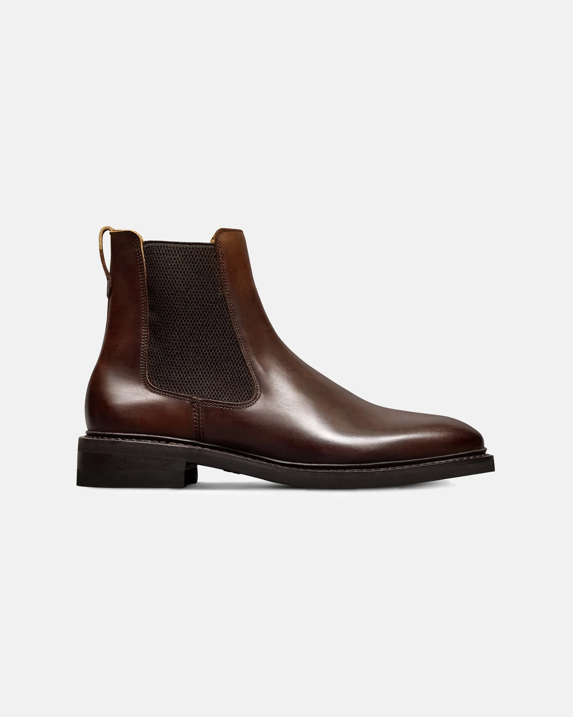 Made-in-USA Allen Edmonds Dark Brown Reed Chelsea Boot sold by J. Press product image thumbnail 2