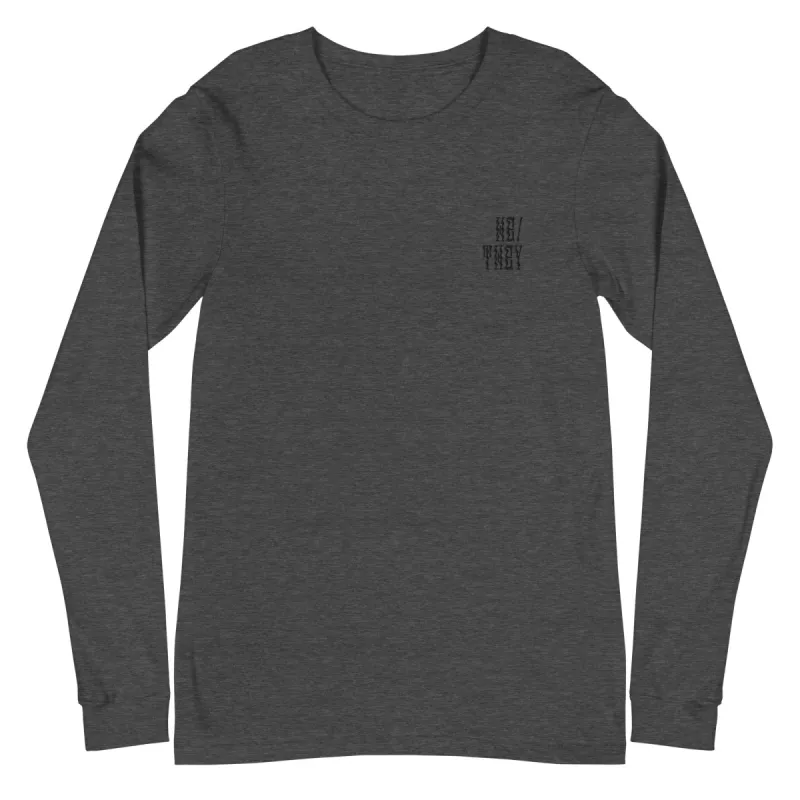 HE/THEY LONG SLEEVE TEE sold by Otherwild