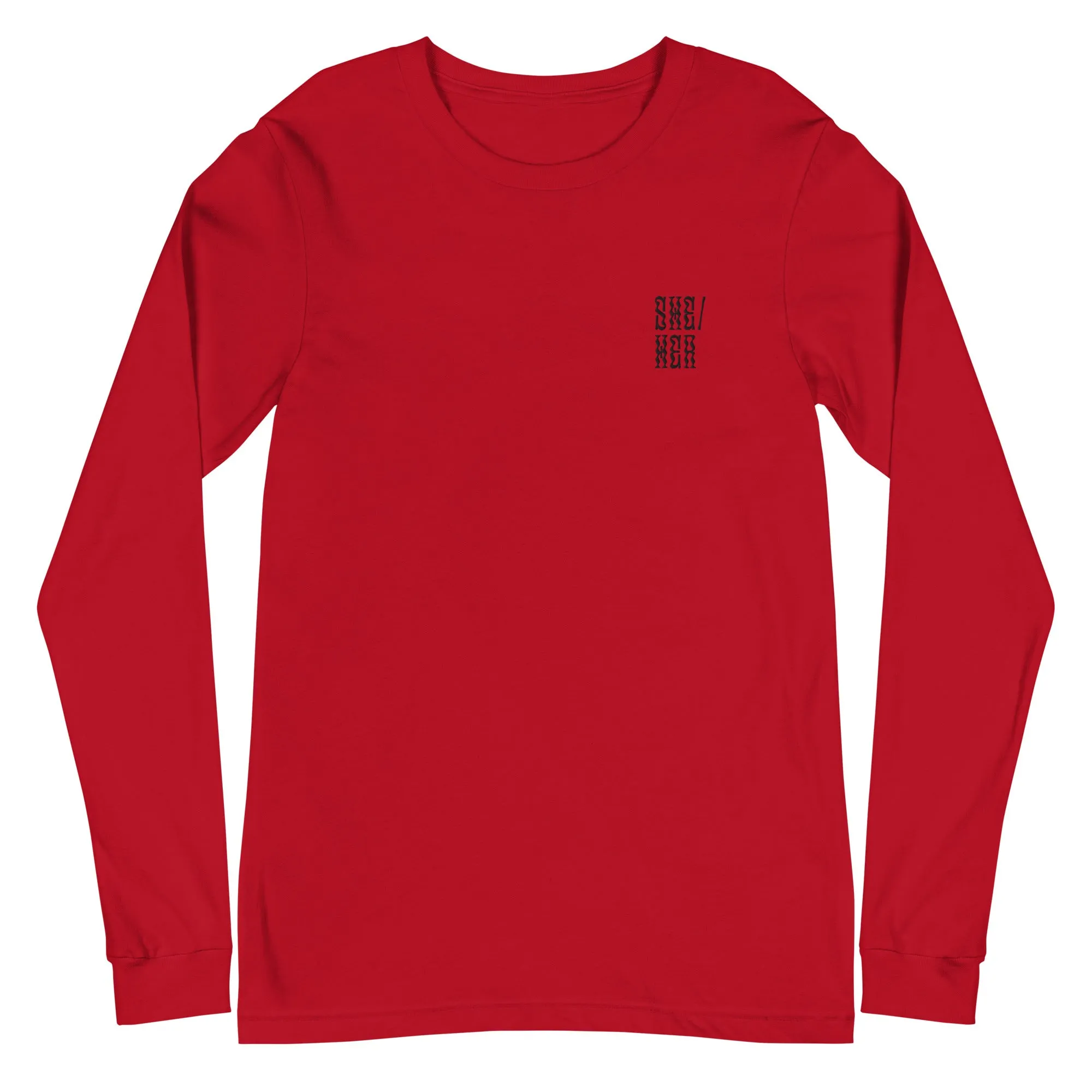 SHE/HER LONG SLEEVE TEE sold by Otherwild product image thumbnail 5