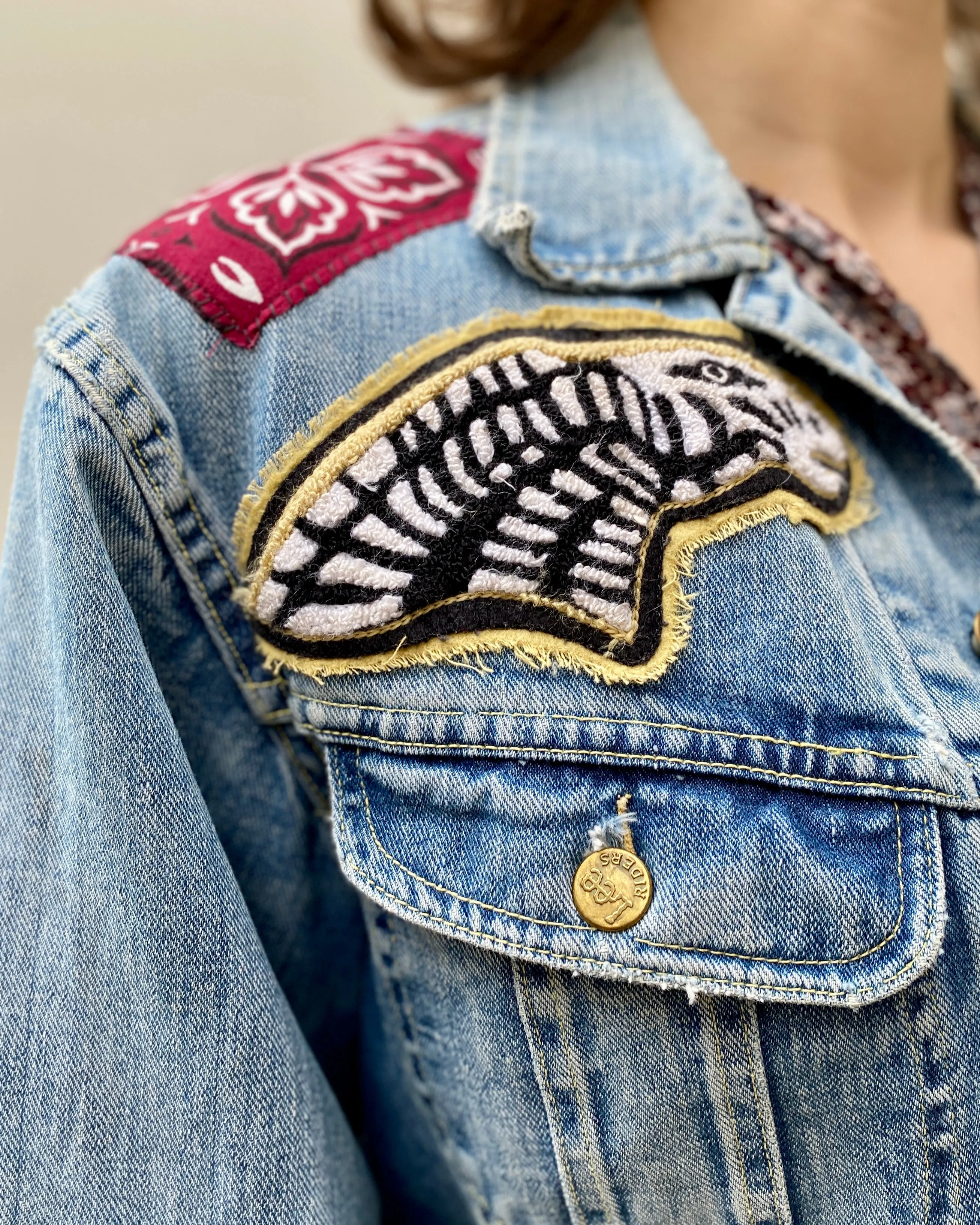 TT02 Mascot Lee Denim Jacket sold by Feathers Vintage product image thumbnail 2