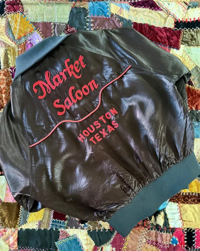 H-Town Market Saloon Chainstitch Jacket sold by Feathers Vintage