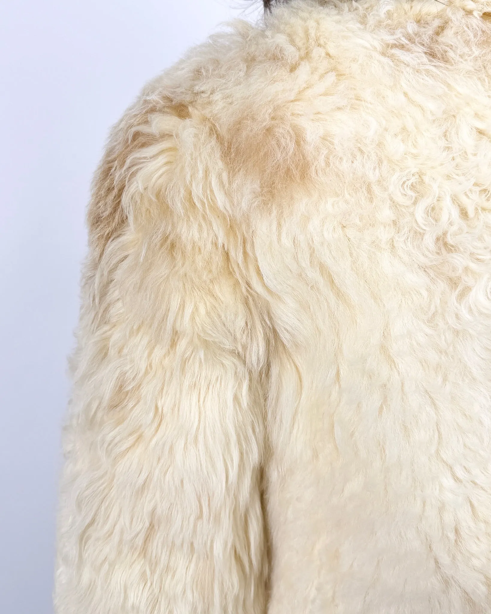 Curly Lamb Coat sold by Feathers Vintage product image thumbnail 5