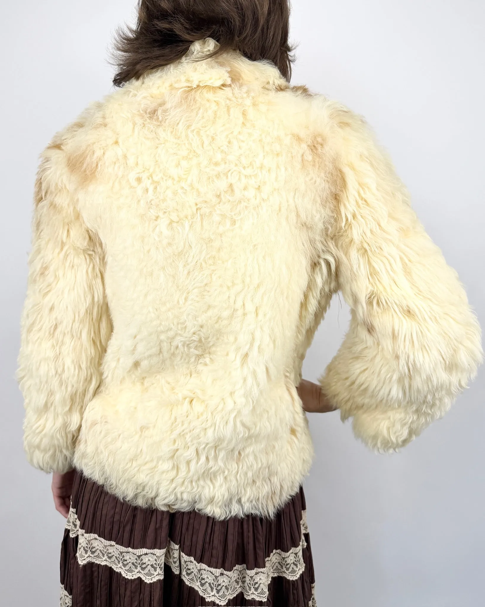 Curly Lamb Coat sold by Feathers Vintage product image thumbnail 4
