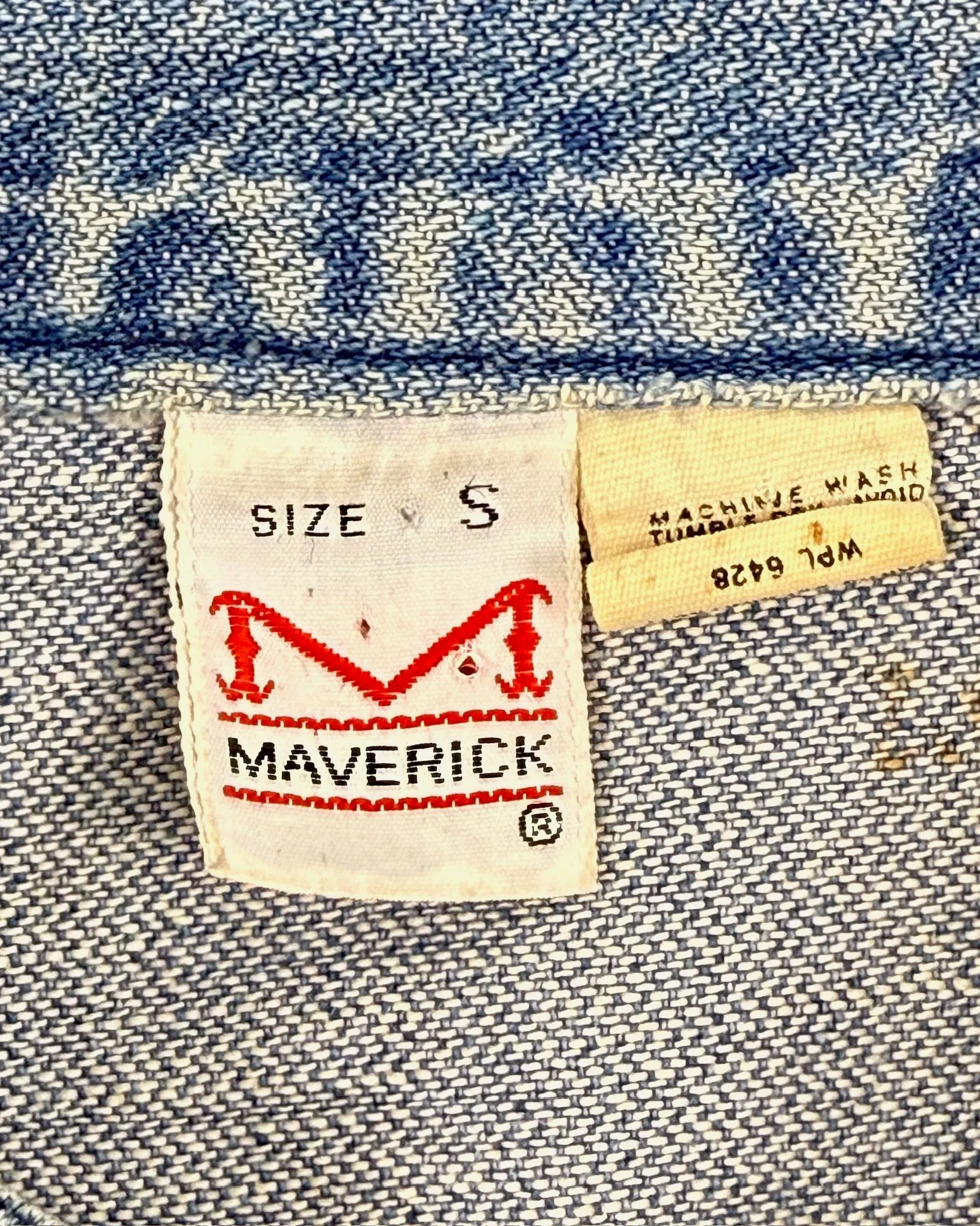 Embroidered Soft Denim Jacket sold by Feathers Vintage product image thumbnail 5