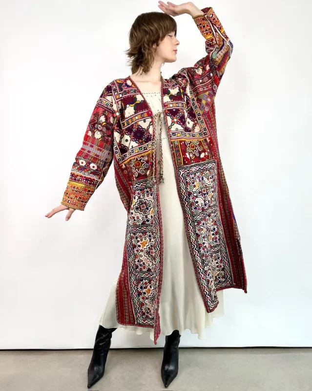 Timeless Mirrored Duster Jacket sold by Feathers Vintage